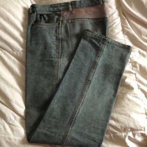 Guess jeans leather panels